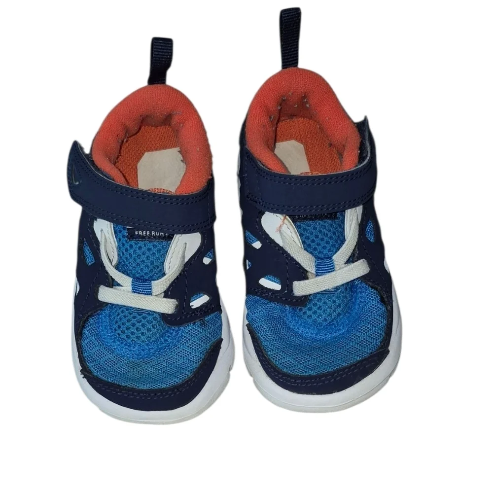 Nike Kids Blue and White Athletic Shoes